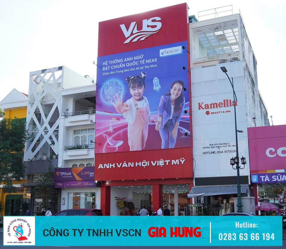 Công trình Daily: Trường ngoại Ngữ Việt Mỹ Tây Ninh